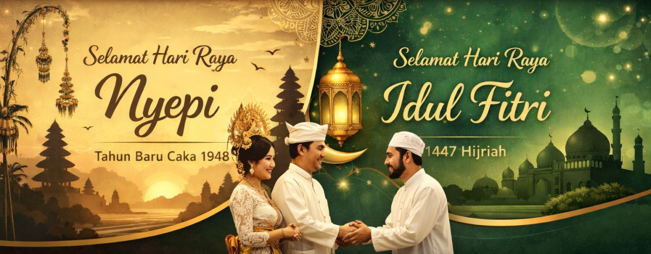 SELAMAT HARI RAYA NYEPI DAN SELAMAT HARI RAYA IDUL FITRI